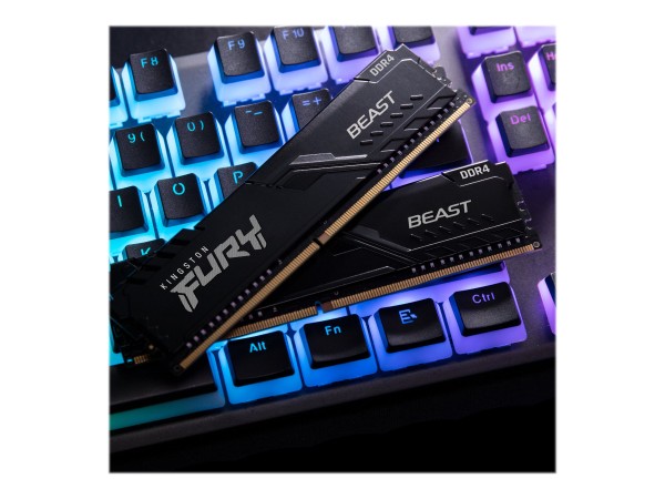 KINGSTON FURY Beast Black 16GB Kit (2x8GB) KF437C19BBK2/16