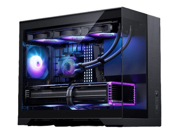 PHANTEKS PHANTEKS XT V3 PC-Gehäuse, Mini-Gehäuse, mATX, Tempered Glass - inklusive 3x 120-mm-Lüfter,schwarz