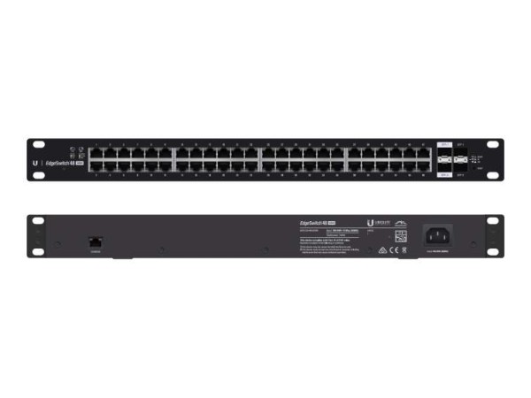 UBIQUITI NETWORKS Ubiquiti EdgeSwitch 48, 500W, 48 Gigabit RJ45 Ports, 2 SF ES-48-500W