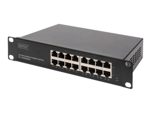 ASSMANN ASSMANN DIGITUS 16-Port Gigabit Ethernet Switch 10" unmanaged