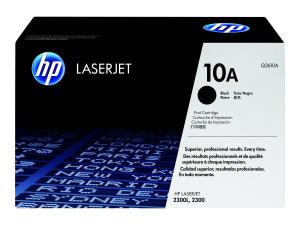 HP 10A Schwarz LaserJet Tonerpatrone (Q2610A) Q2610A
