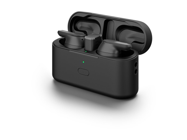 EPOS EPOS ADAPT E1 schwarz Bluetooth Earbuds Multi-Connect IPX5 Hybrid ANC Ladecase USB-C Dongle Ohradapt