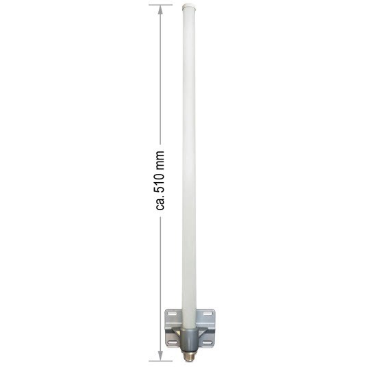 ALLNET Antenne 2.4 GHz 8dBi Omni outdoor N-Type-Female - WLAN - 8 dB ANT-24-1T1R-OMNI-8DBI