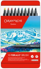 CARAN D'ACHE Fasermaler FIBRALO Brush, 15er Metalletui