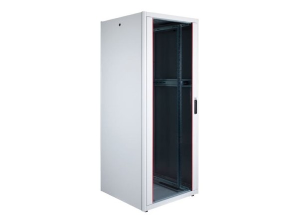 EQUIP EQUIP Serverschrank 19"  42U 800x800mm Glastür   grau
