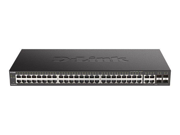 D-LINK 52-Port Gigabit Managed Switch, 48x 10/100/1000Mbit/s TP (RJ-45) Por DGS-2000-52