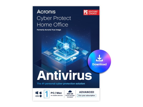 ACRONIS ACRONIS CYBER PROTECT HOME OFFICE ADV. 1PC 1YR SUBSCRIPTION (HOAASHLOS)