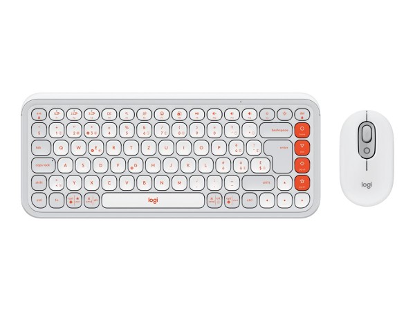 LOGITECH POP Icon Combo - Tastatur-und-Maus-Set - kabellos - Bluetooth LE - 920-013276