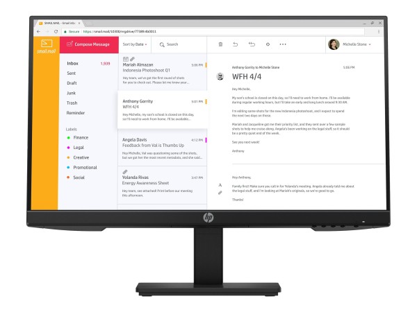 HP P24h G4 60,96cm (23,8") 7VH44AA#ABB