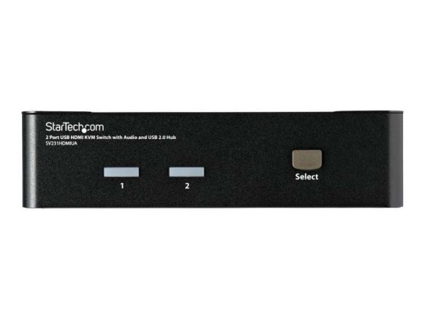 STARTECH.COM 2 Port USB HDMI KVM Switch / Umschalter mit Audio und USB 2.0 SV231HDMIUA