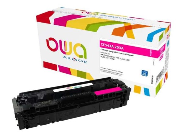 ARMOR OWA Toner komp. HP CF543A und 203A magenta 1300 S. (K18114OW) K18114OW