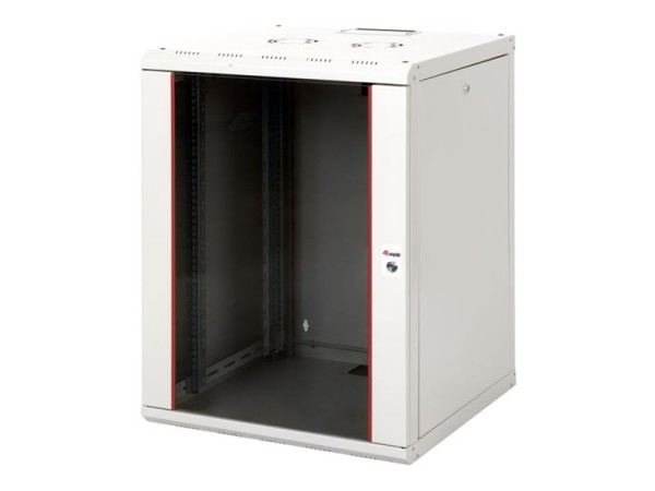 EQUIP EQUIP Netzwerkschrank 19"  16U 600x600mm Glastür  grau