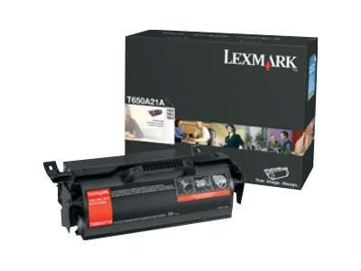 LEXMARK Schwarz Tonerpatrone T650A21E