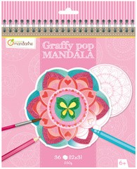 avenue mandarine Malbuch "Graffy Pop Mandala", Girl