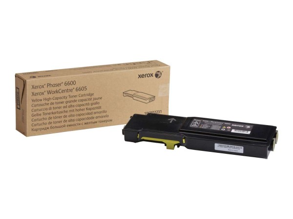 XEROX Phaser 6600 Gelb Tonerpatrone 106R02231