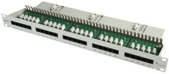 Telegärtner 19" ISDN Patch Panel 50 ISDN RJ45 Port 8(4)