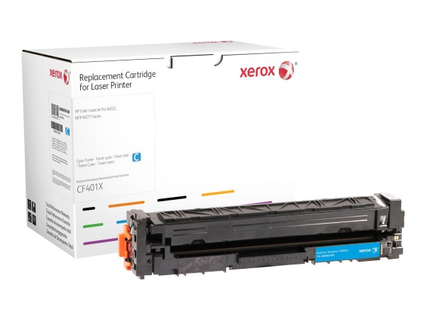 XEROX XEROX XRC Toner Cyan CF401X 2.400 Seiten aequivalent zu HP 201X fuer HP Color LaserJet Pro M252 MFP