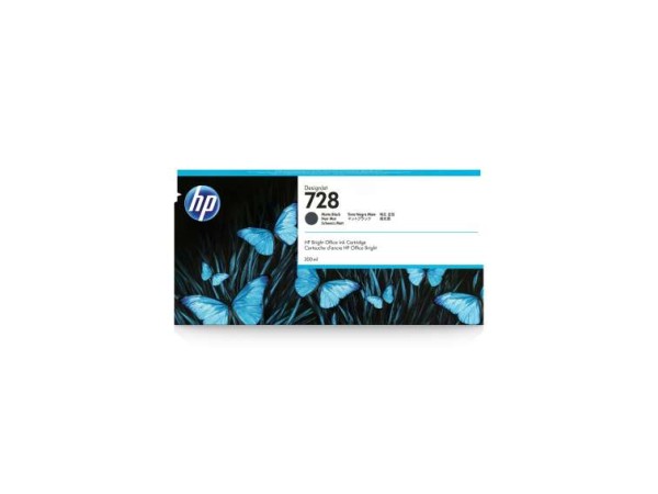 HP 728 mattschwarz DesignJet Tintenpatrone F9J68A