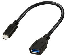 LogiLink USB 3.1 Adapterkabel, USB-C Stecker-USB-A Kupplung