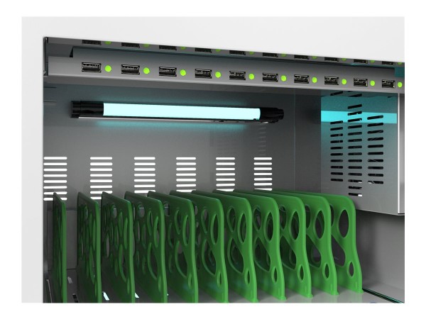 GOOD CONNECTIONS Tablet-Ladewagen für bis zu 20 Geräte, UV-Desinfektion, Sm PCT01-A20S