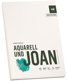 RÖMERTURM Künstlerblock "AQUARELL UND JOAN", 240 x 320 mm
