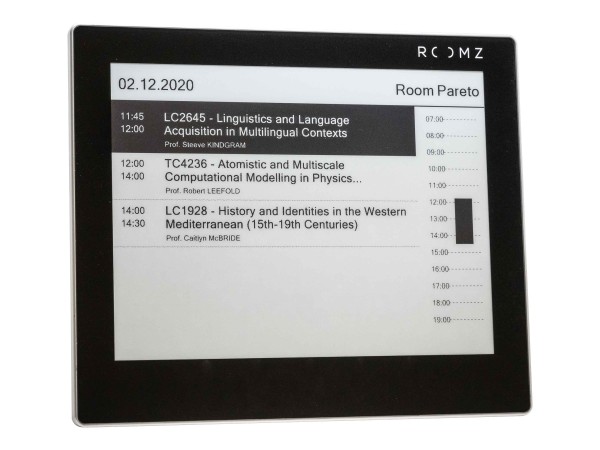 ROOMZ Display - Raummanager - kabellos - Wi-Fi, NFC ROOMZ-DISPLAY-002-SB