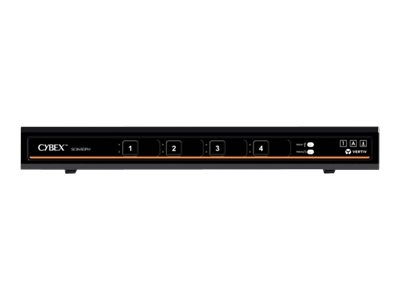 VERTIV VERTIV CYBEX? SC Universal DP/H + USB-C Secure KVM Switch 4-Port Dual Display with CAC, PP4.0