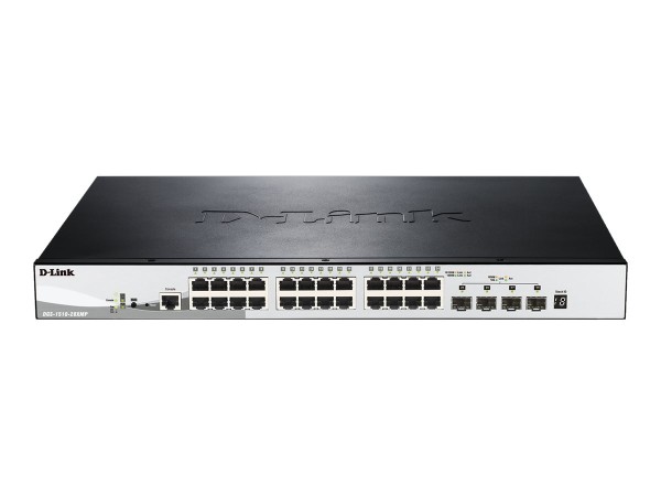 D-LINK Switch 28-Port Smart Managed PoE+ Gigabi DGS-1510-28XMP