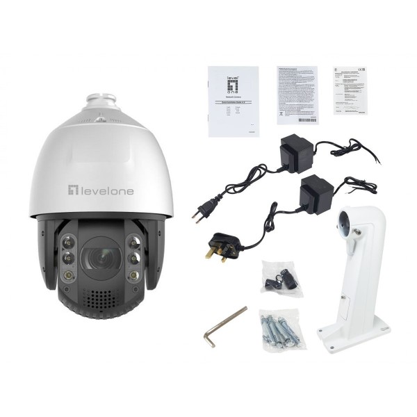 LEVELONE LEVELONE IPCam FCS-4072 PTZ32x Dome Out 4MP H.265 IR 20W PoE