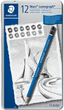 STAEDTLER Bleistift Mars Lumograph, 12er Etui