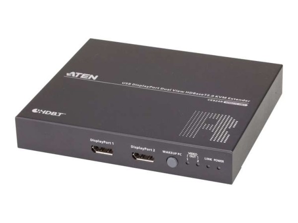 ATEN USB DP Dual-Anzeige HDBaseT 2.0 KVM Extender, 4k, 100m CE924-AT-G
