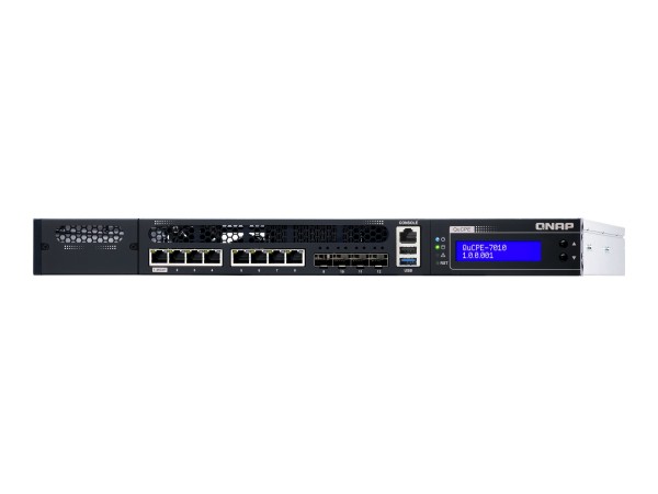QNAP QNAP QuCPE-7010-D2166NT-64GB - Virtualisierungsanwendung - 10 GigE - 1U - Rack-montierbar