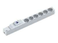 BACHMANN 19 Zoll Netzwerkschrank-Steckdosenleiste 1 HE 333.4065