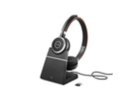 JABRA Evolve 65 MS Duo inkl. Ladestation - Headset - Lautstärkeregler