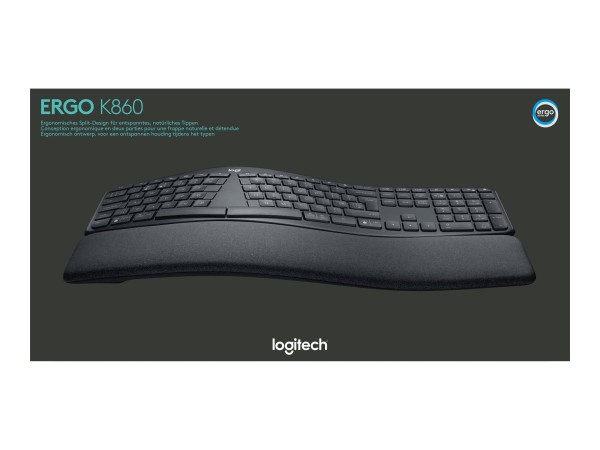 LOGITECH LOGITECH ERGO K860 FOR BUSINESS-GRAPHITE