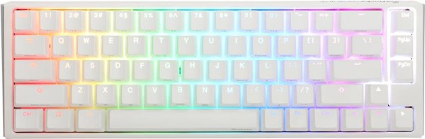 DUCKYCHANNEL Ducky One 3 Classic Pure White SF Tastatur USB Deutsch Weiß (D DKON2167ST-PDEPDPWWWSC1