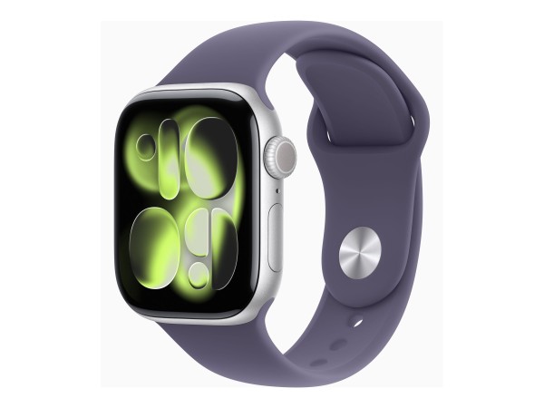 APPLE APPLE Watch S11 Aluminium 42mm Silber (Sportarmband nebelviolett) S/M
