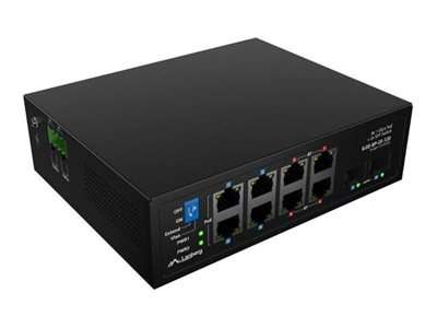 LANBERG Switch ILGE-8P-2S-120 LightIndus.PoE 4xBT 4xAT 2xSFP ILGE-8P-2S-120