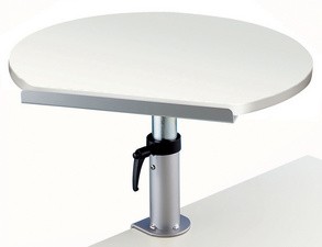 MAUL Tischpult mit Tischklemme, höhenverstellbar, weiß