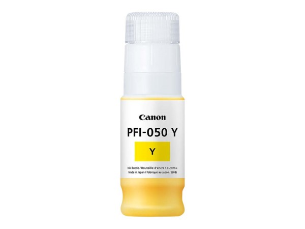 CANON PFI-050 Yellow Ink Cartridge 5701C001