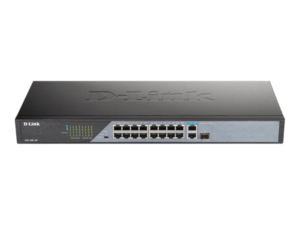 D-LINK 18-Port Layer2 Fast Ethernet PoE Gigabit SFP Uplink Surveillance Swi DSS-100E-18P