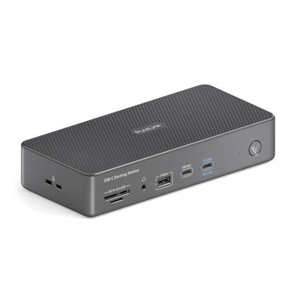 PURELINK PURELINK Vuelogic - 18-in-1 USB-C DisplayLink Docking Station