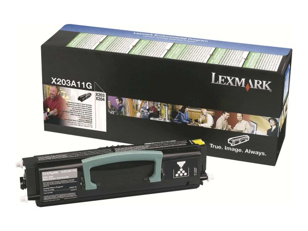 LEXMARK Schwarz Tonerpatrone LCCP, LRP X203A11G
