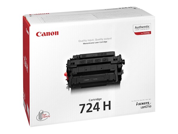 CANON CRG 724H Schwarz Tonerpatrone 3482B002