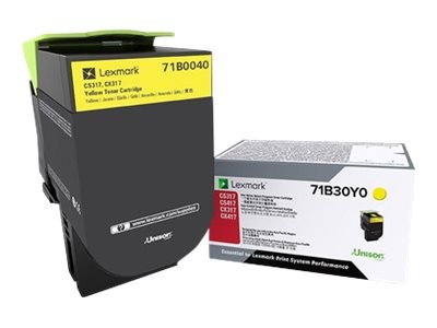 LEXMARK LEXMARK CS/CX 317, 417, 517 Tonerkassette Gelb
