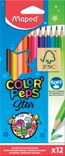 Maped Dreikant-Buntstift COLOR'PEPS Star, 12er Kartonetui