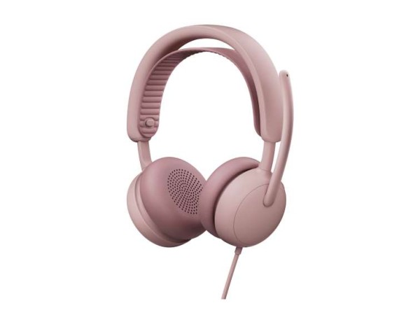 LOGITECH Zone Wired 2 Headset, ROSE 981-001620
