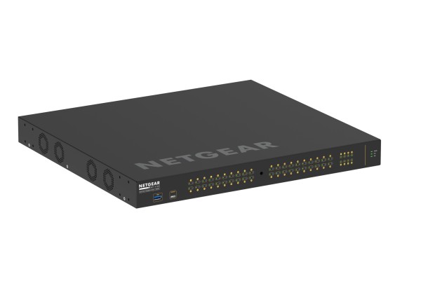 NETGEAR AV Line Managed Switch 40x 1G PoE+ 480W und 8x SFP M4250-40G8F-PoE+ NET-GSM4248P