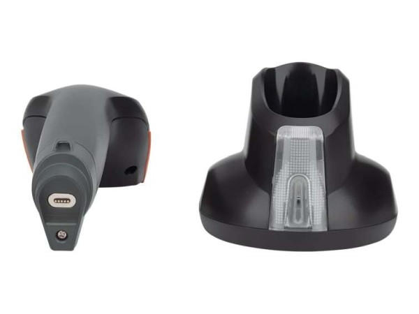 MANHATTAN 2D Wireless Barcodescanner 250mm Scanreichweite Barcode-Scanner ( 179768