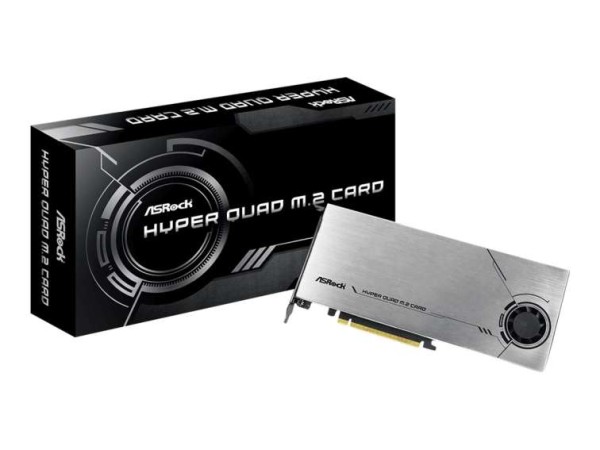 ASROCK Hyper Quad M.2 Card bis zu 4x M.2 SSD 90-MCA0G0-00UANZ